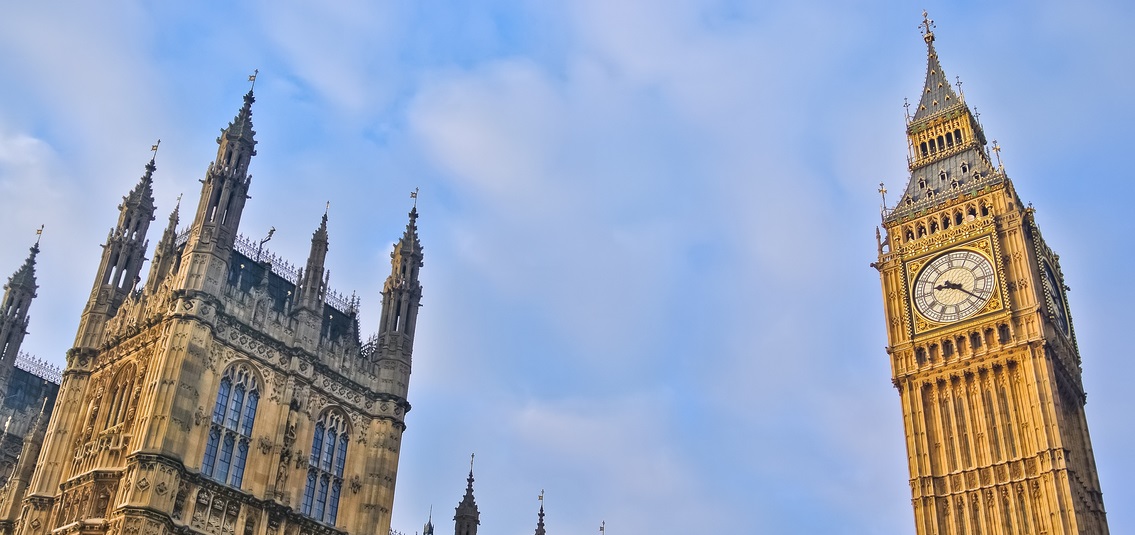 A view of Big Ben and the Houses of Parliament